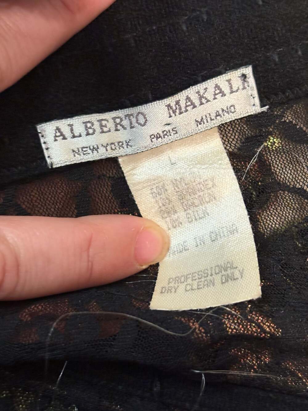 Vintage Alberto Makali Floral Lace and Embroidery Corset Bustier Top Silk Blend - Picture 10 of 10
